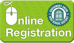 Button to click on to enter Online Registration information